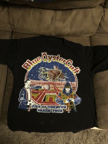 Authentic Vintage 1981 Blue Oyster Cult Fire Of Unknown Origin Tour W/ Foghat