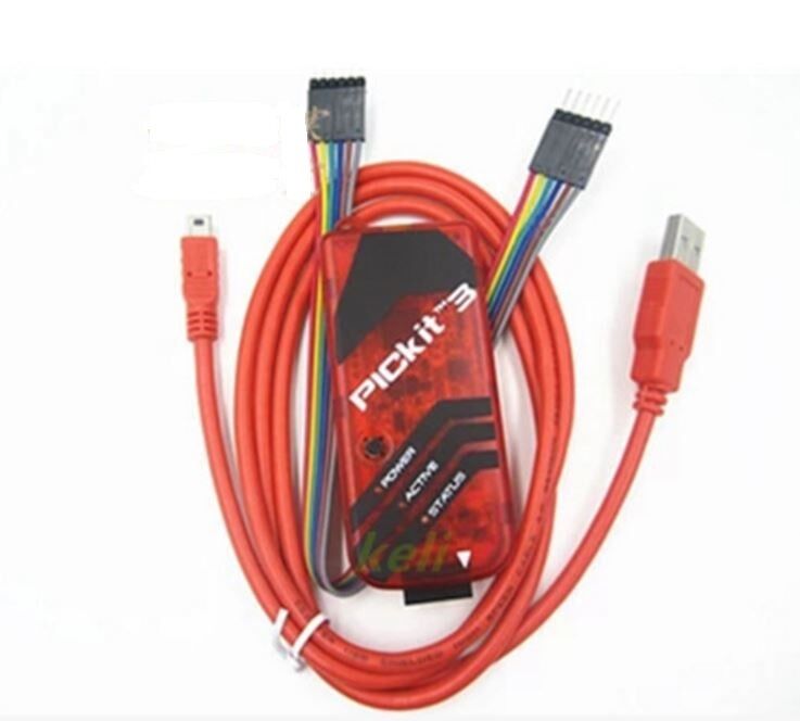 Pickit3 Microchip Programmer W/ Usb Cable, Wires Pic Kit 3