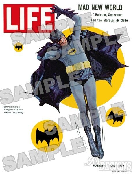 Batman Tv Series Life Mag Cover Poster   #1 11 X 17