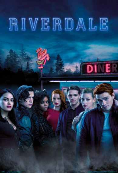 Riverdale Tv Show Poster Season 3 Cast At Diner  24 In X 36 In