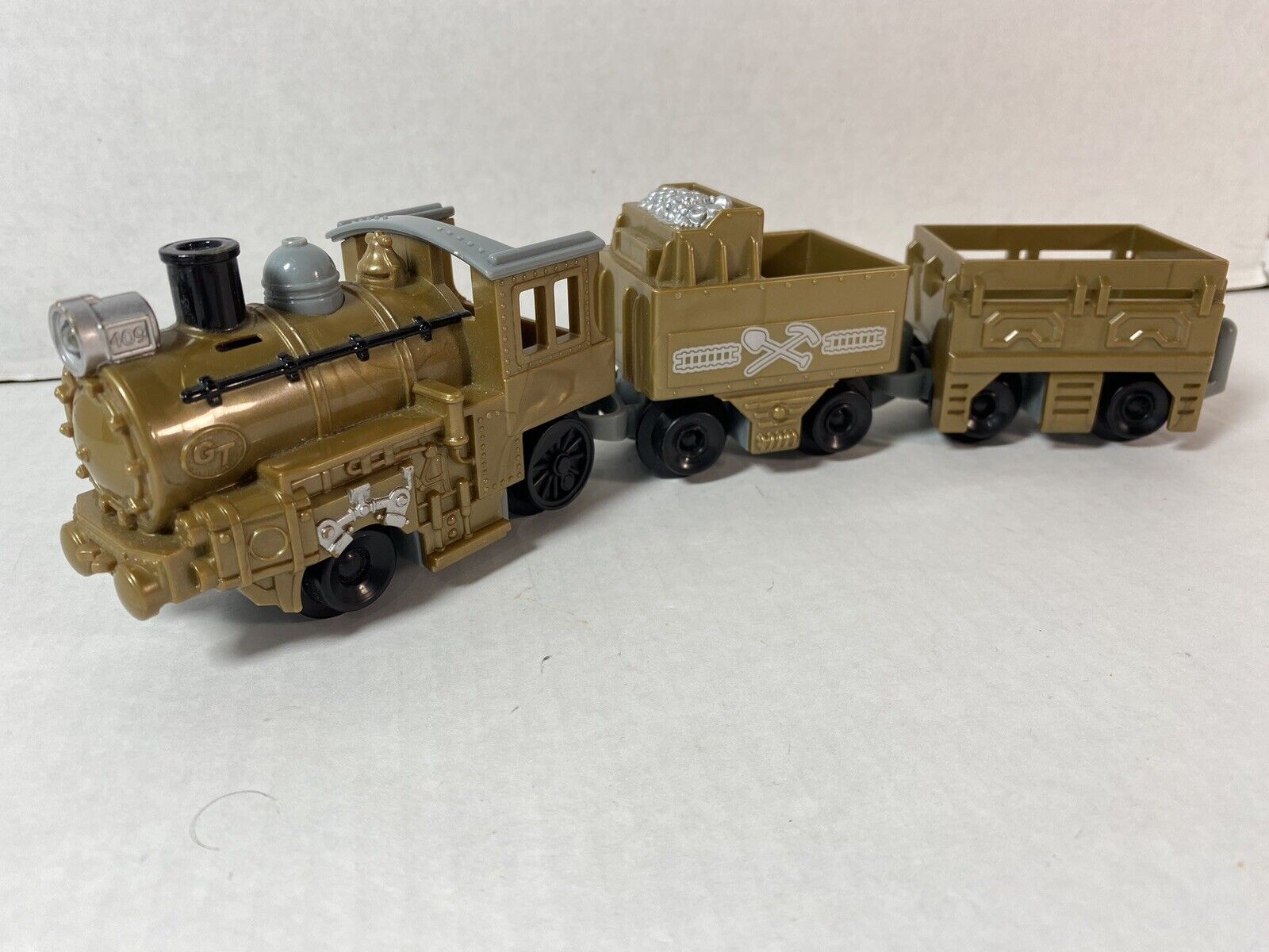 Geotrax Goldstein And Grant Push Train Set With Lights & Sounds Fisher-price