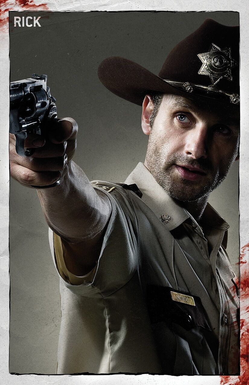 The Walking Dead Poster Print  : Andrew Lincoln Poster : 11 X 17 Inches